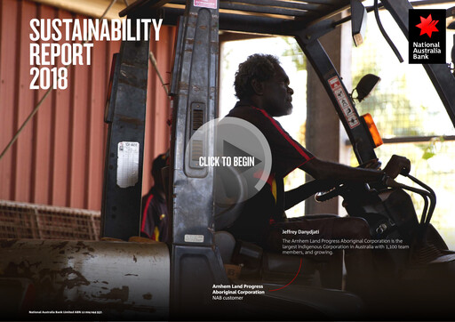 Thumbnail National Australia Bank Sustainability Report 2018