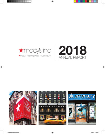 Thumbnail Macy's
 Annual Report 2018