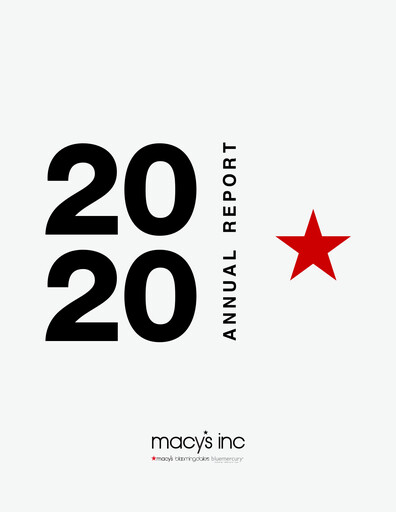 Thumbnail Macy's
 Annual Report 2020