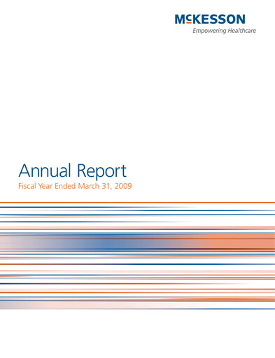 Thumbnail McKesson Annual Report 2009