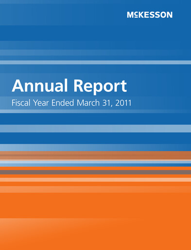 Thumbnail McKesson Annual Report 2011