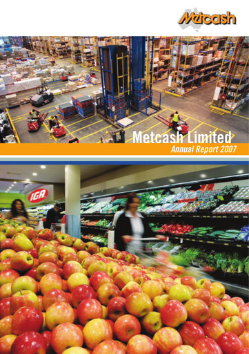 Thumbnail Metcash Annual Report 2007