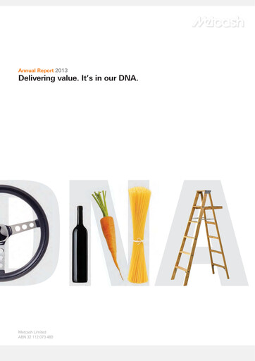 Thumbnail Metcash Annual Report 2013