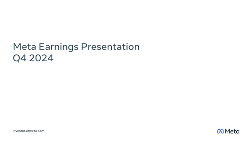 Thumbnail Meta (Facebook) Quarterly Report 2024-q4