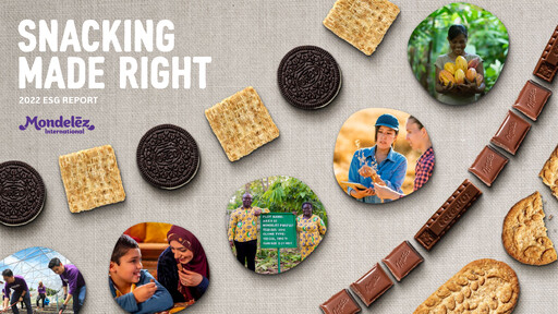 Thumbnail Mondelez International ESG Report 2022