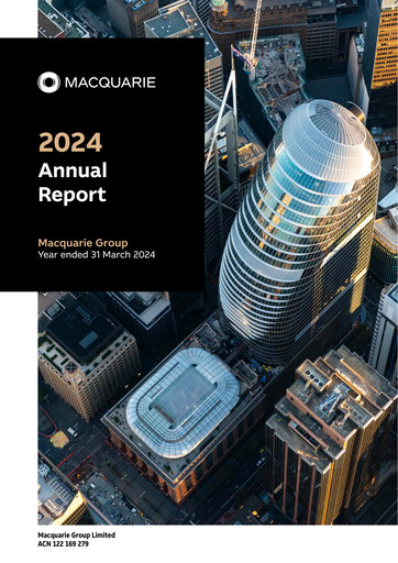 Miniature Macquarie Group Limited Rapport annuel 2024