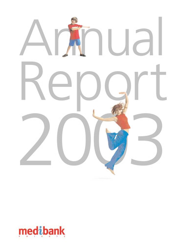 Thumbnail Medibank Annual Report 2003