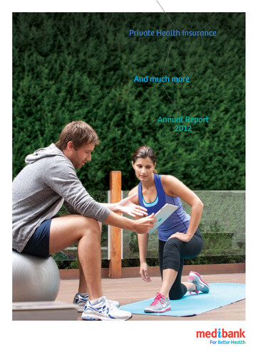 Thumbnail Medibank Annual Report 2012