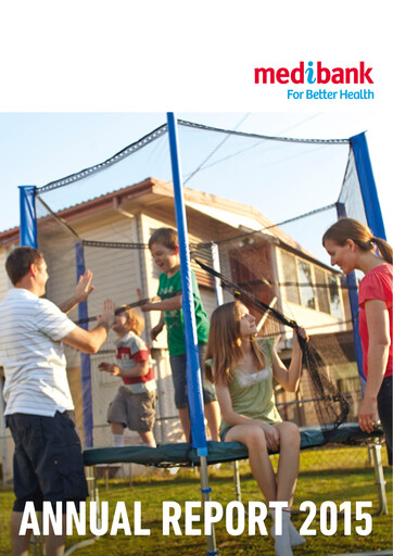 Thumbnail Medibank Annual Report 2015