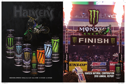 Thumbnail Monster Beverage Annual Report 2010