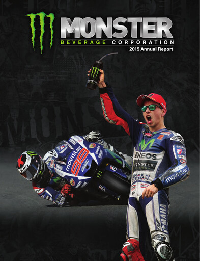 Thumbnail Monster Beverage Annual Report 2015
