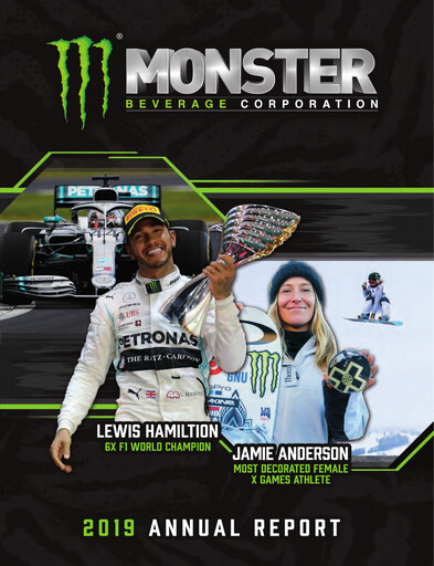 Thumbnail Monster Beverage Annual Report 2019
