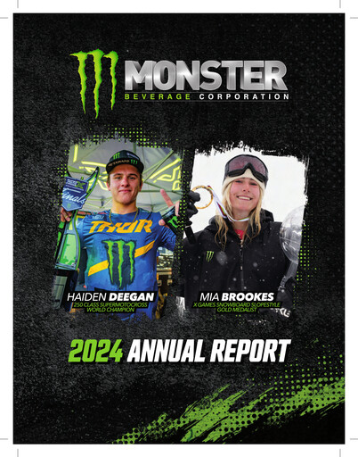 Thumbnail Monster Beverage Annual Report 2024