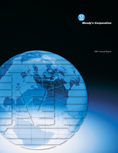 Thumbnail Moody's Annual Report 2001