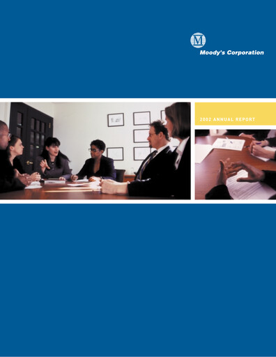 Thumbnail Moody's Annual Report 2002