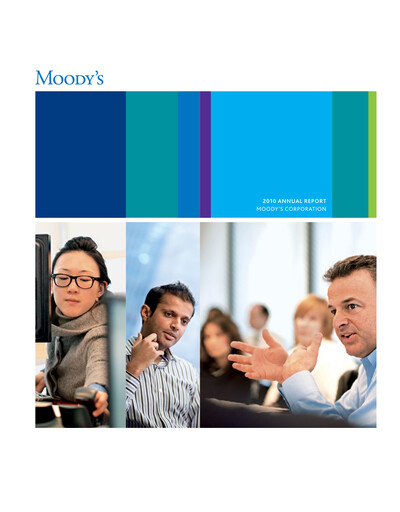 Thumbnail Moody's Annual Report 2010