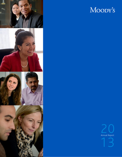 Thumbnail Moody's Annual Report 2013