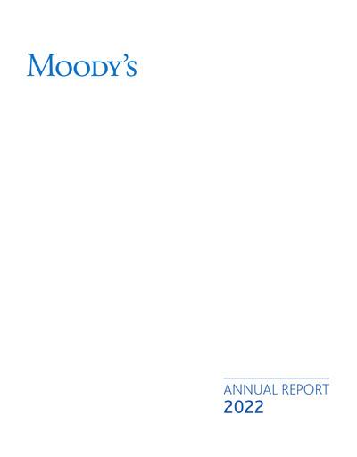 Thumbnail Moody's Annual Report 2022