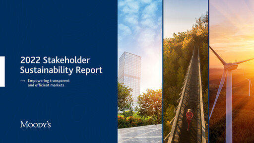Thumbnail Moody's Sustainability Report 2022