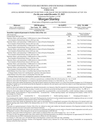 Thumbnail Morgan Stanley Annual Report 2025