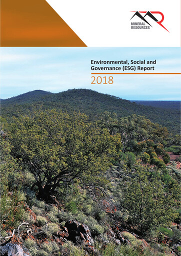Thumbnail Mineral Resources ESG Report 2018
