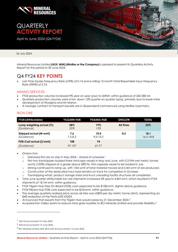 Thumbnail Mineral Resources Quarterly Report 2024-q4