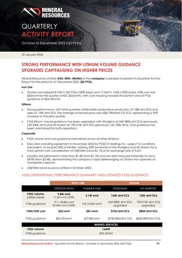 Thumbnail Mineral Resources Quarterly Report 2026-q2