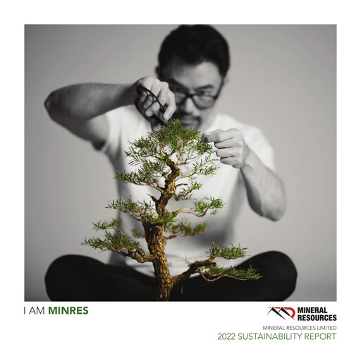 Thumbnail Mineral Resources Sustainability Report 2022