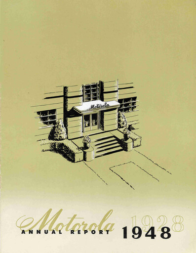 Thumbnail Motorola Solutions
 Annual Report 1948