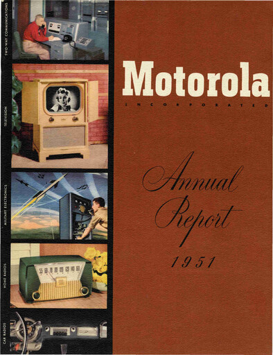 Thumbnail Motorola Solutions
 Annual Report 1951