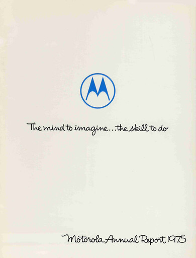 Thumbnail Motorola Solutions
 Annual Report 1975