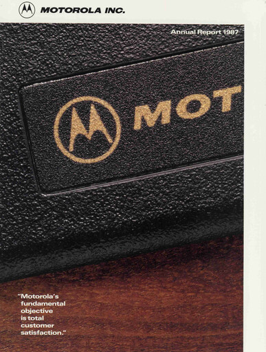 Thumbnail Motorola Solutions
 Annual Report 1987