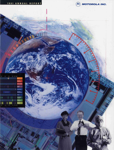 Thumbnail Motorola Solutions
 Annual Report 1991