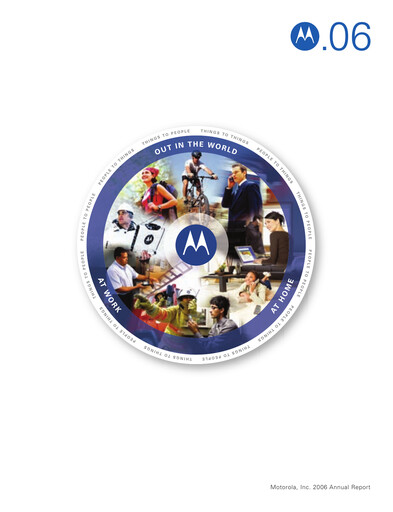 Thumbnail Motorola Solutions
 Annual Report 2006