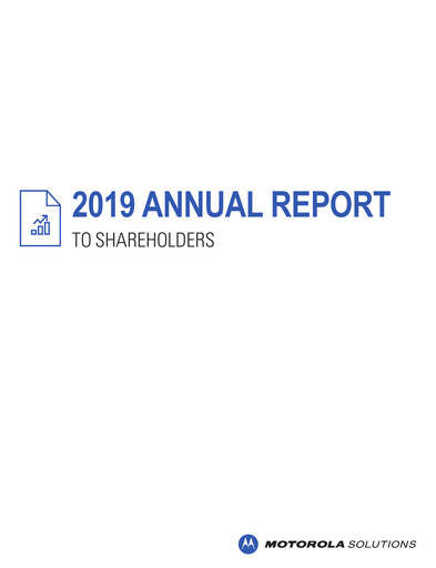 Thumbnail Motorola Solutions
 Annual Report 2019
