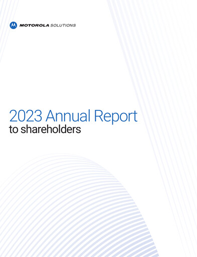 Thumbnail Motorola Solutions
 Annual Report 2023