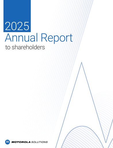 Thumbnail Motorola Solutions
 Annual Report 2025