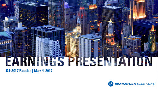 Thumbnail Motorola Solutions
 Quarterly Report 2017-q1