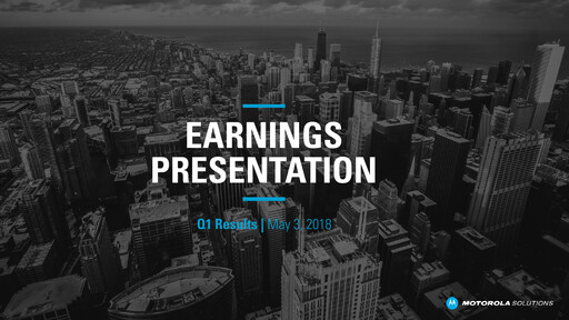 Thumbnail Motorola Solutions
 Quarterly Report 2018-q1