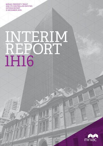 Thumbnail Mirvac Group Half-year Report 2016-h1