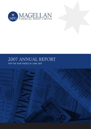 Thumbnail Magellan Financial Group Annual Report 2007