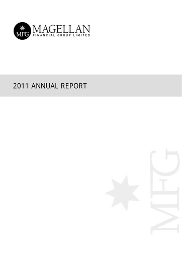 Thumbnail Magellan Financial Group Annual Report 2011