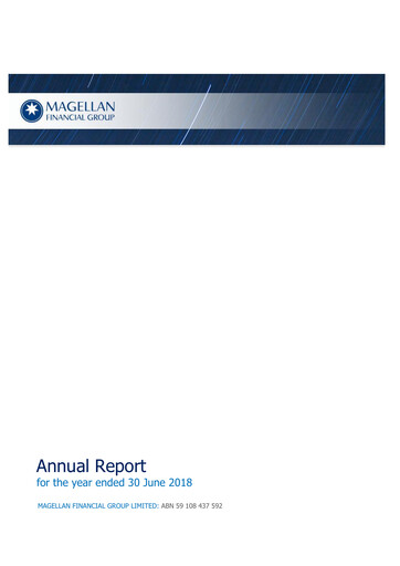 Thumbnail Magellan Financial Group Annual Report 2018