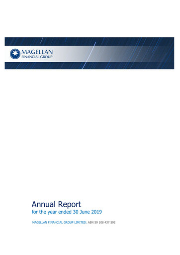 Thumbnail Magellan Financial Group Annual Report 2019