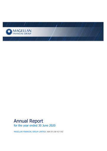 Thumbnail Magellan Financial Group Annual Report 2020