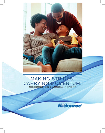 Thumbnail NiSource
 Annual Report 2024