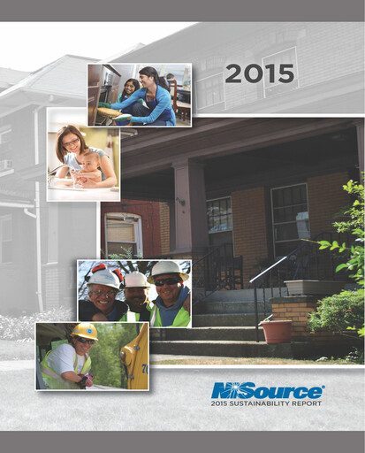 Thumbnail NiSource
 Sustainability Report 2015