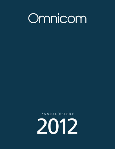 Vorschaubild Omnicom Group Jahresbericht 2012