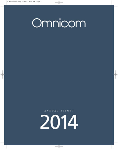 Vorschaubild Omnicom Group Jahresbericht 2014