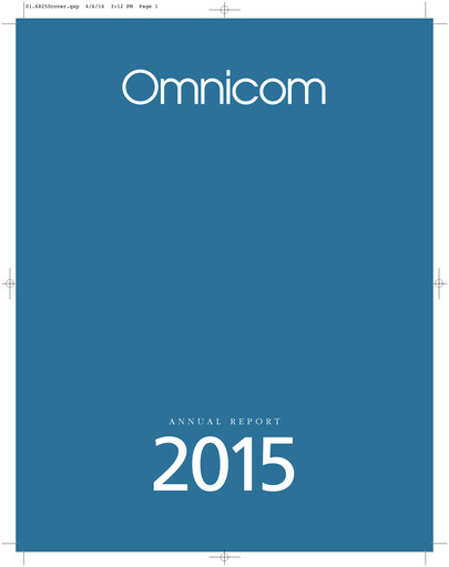 Vorschaubild Omnicom Group Jahresbericht 2015